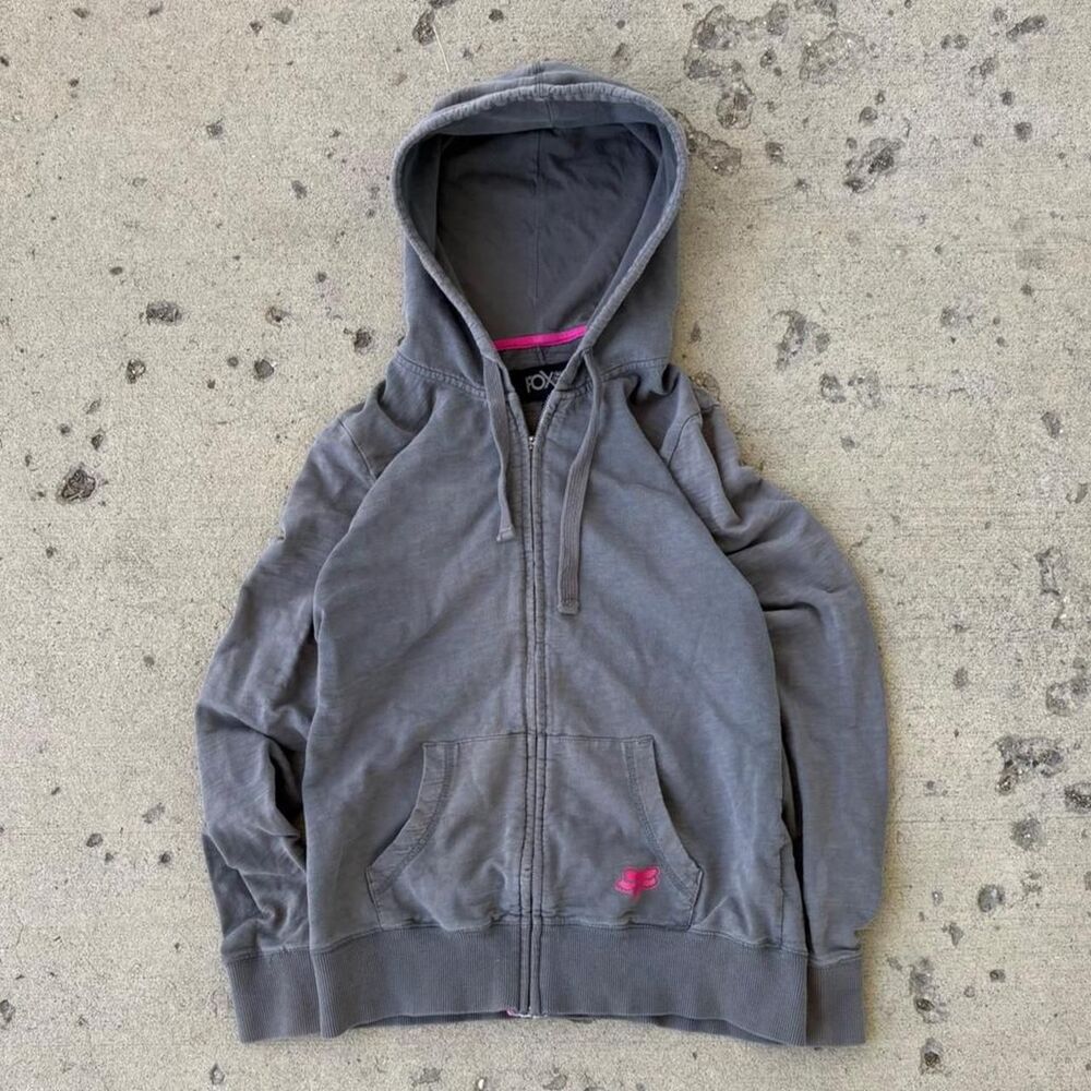 Vintage Womens Distressed Fox Racing Hoodie SZ M